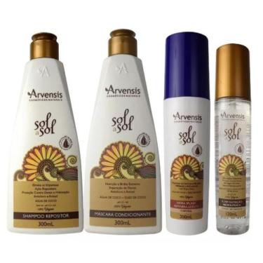 Imagem de Kit Praia E Piscina Com Filtro Solar Capilar Vegano Arvensis