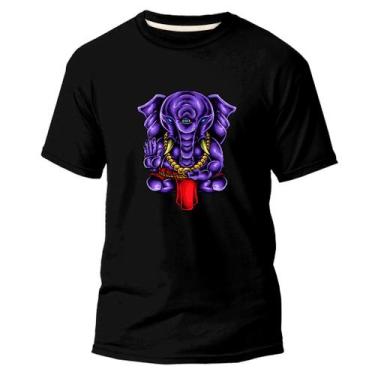 Imagem de Camiseta Algodão Premium Estampa Digital Ganesha Elefante - NoBrand, P
