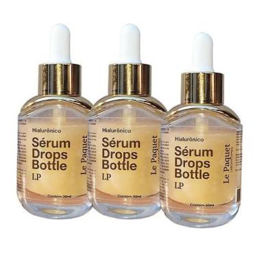 Imagem de Kit 3 Anti-idade Sérum Hialurônico Drops Bottle  - Le Paquet