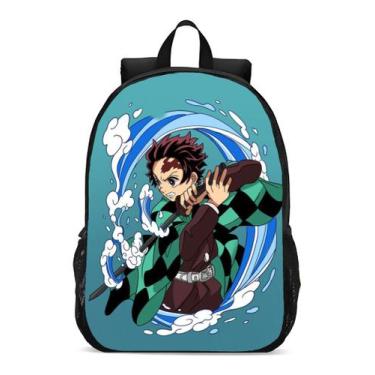 Imagem de Mochila Escolar Infanto Juvenil Anime Demon Slaye Tangiro Novidade Gee