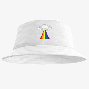 Imagem de Chapéu Bucket Hat Estampado Nave ET - MP Moda Masculina, Único, Branco