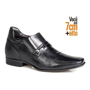 Imagem de Sapato Social Masculino Rafarillo Office Alth Couro Legítimo Preto Voc