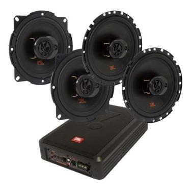 Imagem de Caixa JBL Ativa Amplificada SW8A-MS 200w + Alto Falantes 6  JBL 6TRFX5
