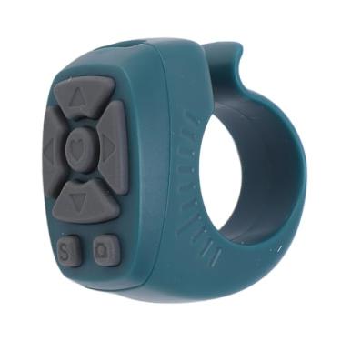 Imagem de Controle Remoto para TikTok, Controle Remoto de Obturador de Câmera Bluetooth Sem Fio para Tirar Fotos e Gravar Vídeos, Anel de Rolagem de Vídeo Recarregável de 7 Teclas para