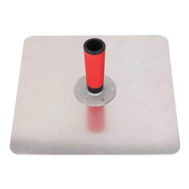 Imagem de Falcão de Drywall, Placa Manual de Reboco de Liga de Alumínio de 13 x 13 para Drywall, Gesso, Argamassa Com Alça Confortável