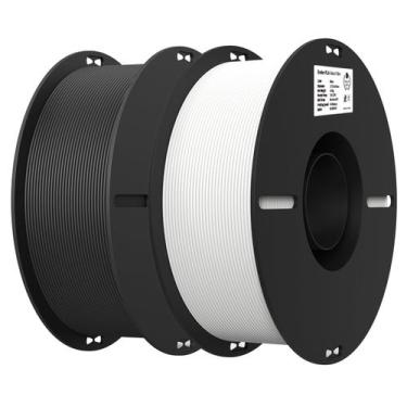 Imagem de Impressora 3D Filament Creality PLA 1,75 mm 2 kg preto e branco