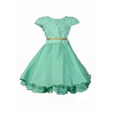 Imagem de Vestido festa infantil princesa menina - LIG LIG, 12, Verde
