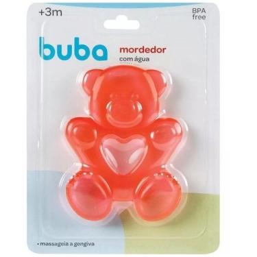 Imagem de Mordedor com Agua Ursinho Vermelho Buba 5226