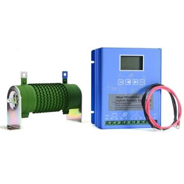 Imagem de 48v,HYZHANHONG Controlador de carga híbrido solar e eólico 8000 W, 12 V 24 V 48 V MPPT Controlador de reforço híbrido para carregador de bateria de gerador de turbina eólica