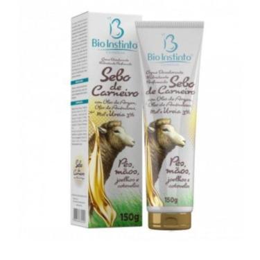Imagem de Creme Hidratante Sebo De Carneiro Com Oleo De Argan 150G Bio Instinto