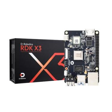 Imagem de Waveshare Placa de desenvolvimento D-Robotics RDK X3, processador quad-core ARM Cortex-A53, capacidades de inferência de borda de 5tops, 2 GB de RAM