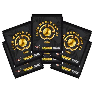 Imagem de Kit com 6 Envelopes FIFA CLUB WORLD CUP 25 Cartela Panini
