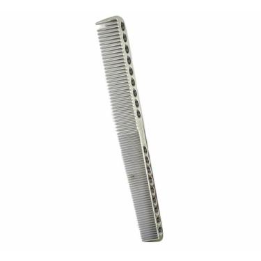 Imagem de Pente De Metal Inoxidável Barbeiro Profissional 21,5cm - Hairdo, Prata
