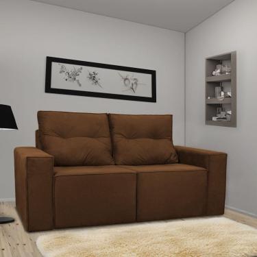 Imagem de Sofá 2 Lugares Onix 1,80m Para Sala Confortavel Sued Herrero Cor:cobre