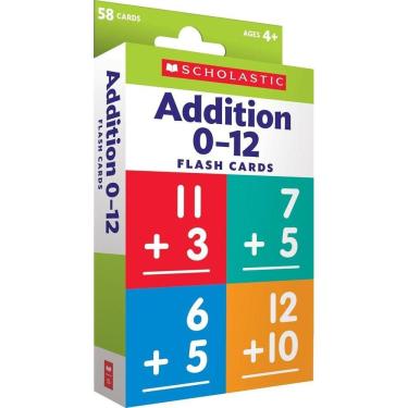 Imagem de Addition 0-12 - Scholastic Flash Cards