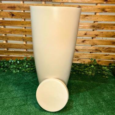 Imagem de Vaso De Planta Grande Cone Brilhante Luxo Decorativo GG - Renovar Arte