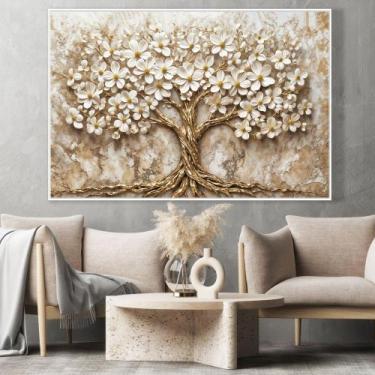 Imagem de Quadro decorativo árvore da vida fundo com textura - MeMoldura, Moldur