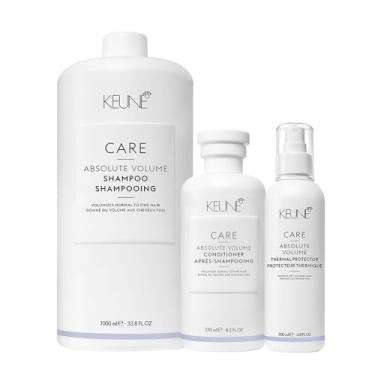 Imagem de Kit Keune Care Absolute Volume Limpeza e Proteção (3 produtos)