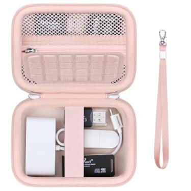 Imagem de Supmay Capa organizadora para leitores de cartões de memória de computador compatível com leitor de cartão SD, leitor de cartão SD USB C, cartão TF, cartão micro SD, bolsa de armazenamento, bolsa de