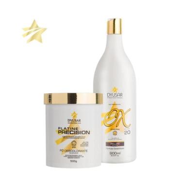 Imagem de Kit Descoloração Profissional Pó Descolorante E Ox 20 Dyusar - Dyusar 