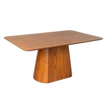 Imagem de Mesa De Jantar Retangular 160cm Baobá Gtdnexxus Madeiramadeira Cinamomo Canela