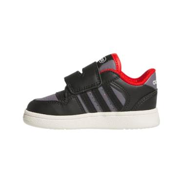 Imagem de adidas Tênis infantil Break Start, Preto/Cinza/Vermelho, 10 Toddler
