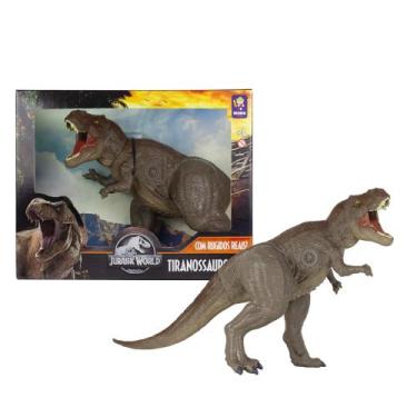 Imagem de Brinquedo Infantil Boneco T-Rex Jurassic World Gigante c/ Som Mimo Toy