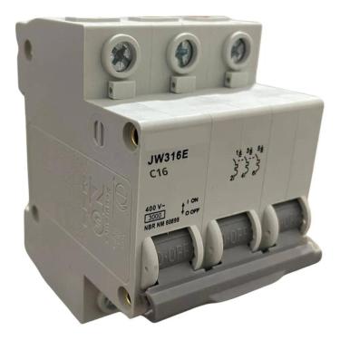 Imagem de 2X Disjuntor Tripolar 3 Polos 10A,16A,20A,25A,32A,40A,50A,63