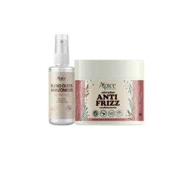 Imagem de Kit Ativador Anti Frizz e Blend de óleos Amazônicos Apice - Apse