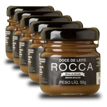 Imagem de Doce de Leite Rocca Tradicional Kit 5 Potes de 50g