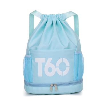 Imagem de Bolsa Passeio Academia Nylon Saco Lukas F516 - Azul Claro