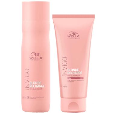 Imagem de Wella Desamarelador Blonde Recharge Sha. 250ml e Cond. 200ml