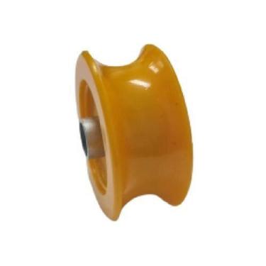 Imagem de Roldana Nylon Laranja Maciça 50mm (2) Para Cano 1-2 - Ferrosul - Metal