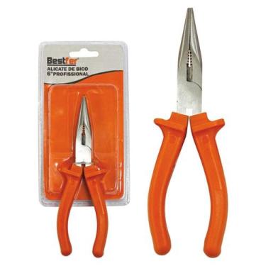 Imagem de Alicate de bico 6 polegadas profissional ac polido (150mm) - BESTFER