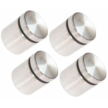 Imagem de 4 Prolongador Espaçador Cromado P/ Vidro 5cm - P&J