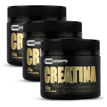 Imagem de Kit 3 Creatina Micronizada Pro Corps-Unissex