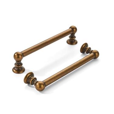 Imagem de khtumeware Pacote com 10 peças de 128 mm (128 mm) para armário de cozinha sólido resistente para gavetas, penteadeira, alça de banheiro