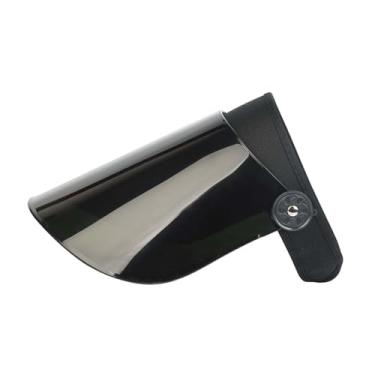 Imagem de Vaveren Chapéu com viseira solar, protetor facial, portátil, casual, ângulo ajustável, proteção solar de verão, chapéu para corrida, tênis, atividades ao ar, Verde Escuro