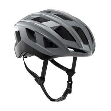 Imagem de Vaveren Capacete de bicicleta Capacete de bicicleta Acessórios de ciclismo Portátil para bicicletas de estrada Ciclismo Esportes ao ar livre, Gray L