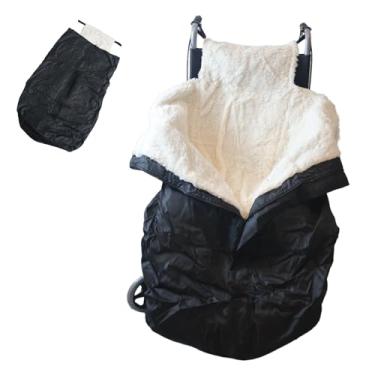 Imagem de HOONHERY Cobertor isolante impermeável para cadeira de rodas, capa leve com zíper para cadeira de rodas, cobertor térmico para adultos ao ar livre, aquecimento especializado nos membros inferiores