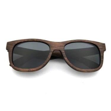 Imagem de Fabrique Creative Factory Óculos de sol com armação de madeira para homens e mulheres | Óculos de sol masculinos com proteção UV polarizada | Óculos de sol polarizados | Presentes de madeira para ele