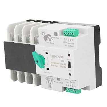 Imagem de Interruptor de Transferência Automática, Dupla Potência 400V, Comutação Rápida PV Tipo AC400V 100A para Casa Fábrica, para Fonte de Alimentação Contínua