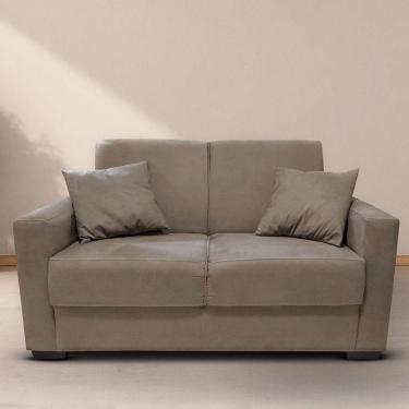 Imagem de Sofá Estofado 2 Lugares Sala Estar Recepção Mariana Suede capuccino