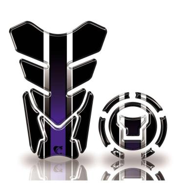 Imagem de Adesivo Protetor Tanque E Bocal Honda Acima 2018 Azul