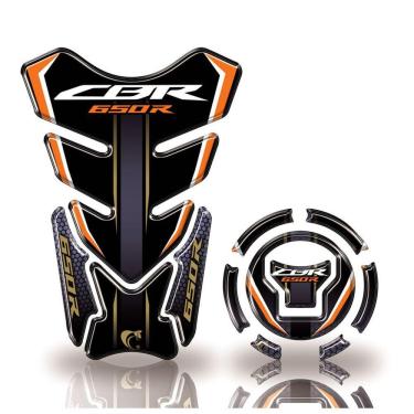 Imagem de Adesivo Protetor Tanque E Bocal Honda Cbr 650R + 2018 Laranja