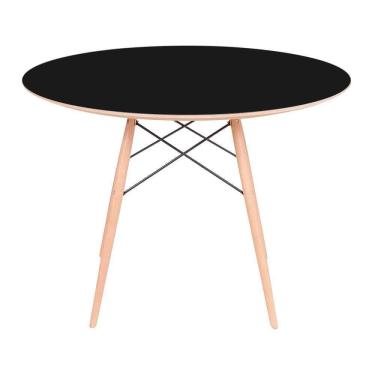 Imagem de Mesa Eames Eiffel Redonda 120cm - Preta