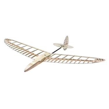 Imagem de Quolefly Balsa Wood Glider FD12 1200mm Wingspan Windrunner F3K Discus Launch Glider, RC Airplane Kit for Adults, DIY Building and Aerobatic Flight (KIT+Servos+Film Pack+Bag)