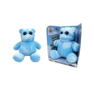 Imagem de Boneco Elástico Urso Tye Dye Azul De 22Cm - Soft