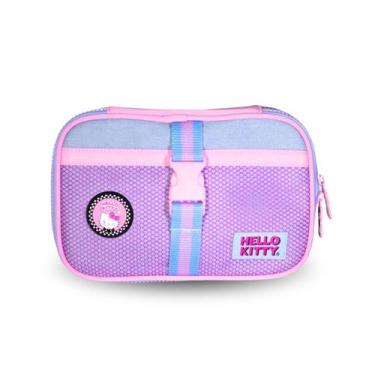 Imagem de Estojo Box Escolar Hello Kitty Jeans Meninos Juvenil - Xeryus, Jeans