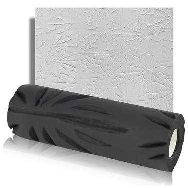 Imagem de Rolo texturizado especial para parede e teto com padrão de pé de galinha de 23 cm, ferramenta de texturização de drywall de alta adesão para padrão uniforme e uso sem esforço